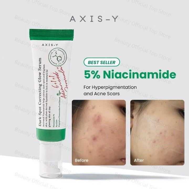 سرم ضدجوش اکسیس وای Axis-Y اصل مدل دارک اسپات ضد لک و روشن کننده و از بین برنده جای جوش