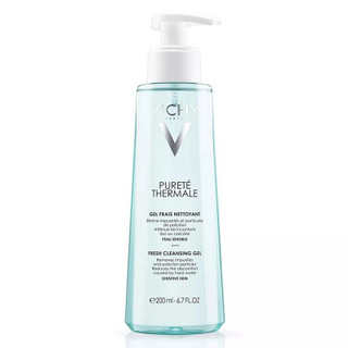 ژل شستشوی صورت ویشی Pureté Thermale Fresh Cleansing Gel ۲۰0ml؛ پاک کننده ملایم پوست حساس، حاوی آب آتشفشانی