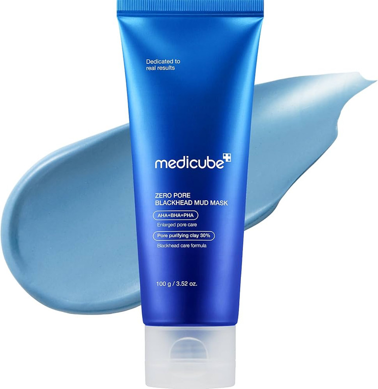 ماسک پاکسازی منافذ مدیکیوب اصل کره | لوکس بیوتی | Zero Pore , Blackhead Mud Mask