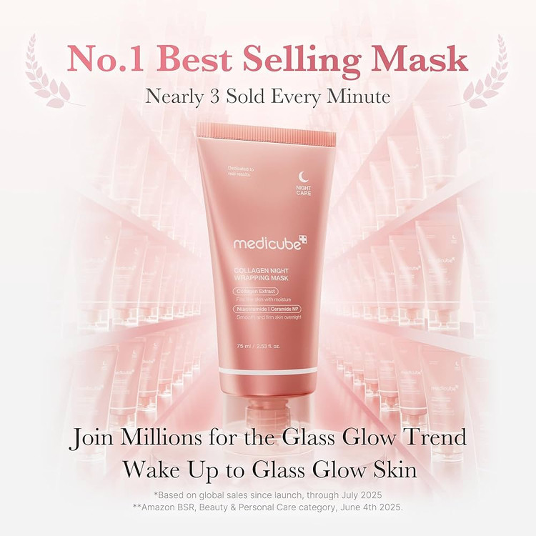 ماسک کلاژن شب مدیکیوب | MEDICUBE Collagen Night Wrapping Maskاصل کره