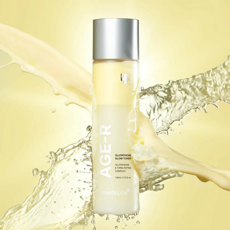 معرفی و خرید تونر گلوتاتیون مدیکیوب AGE-R Glutathione Glow Milk Toner