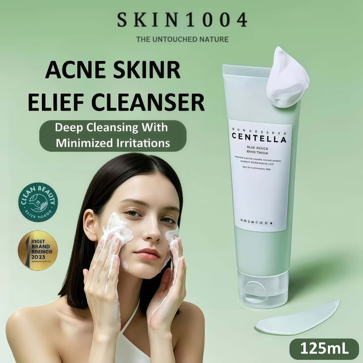 خرید و بررسی فوم شوینده BHA تی تریکا SKIN1004 125ml | مناسب پوست چرب و جوشدار | لوکس بیوتی