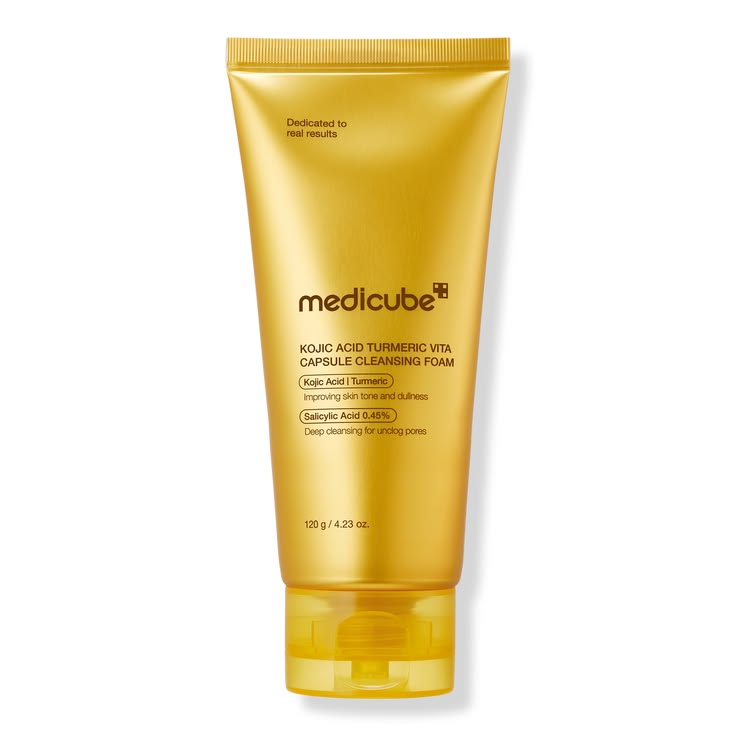 شوینده زردچوبه و کوجیک اسید مدیکیوب | Medicube Kojic Acid Turmeric Vita Capsule Foam Cleanser