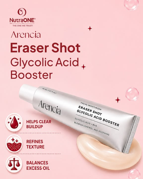 بوستر شات گلیکولیک آرنسیا | Arencia Eraser Shot Glycolic Acid Booster