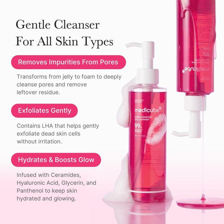 خرید ژل شستشوی PDRN مدیکیوب | لوکس بیوتی | Medicube PDRN Pink Gel Cleanser 200ml