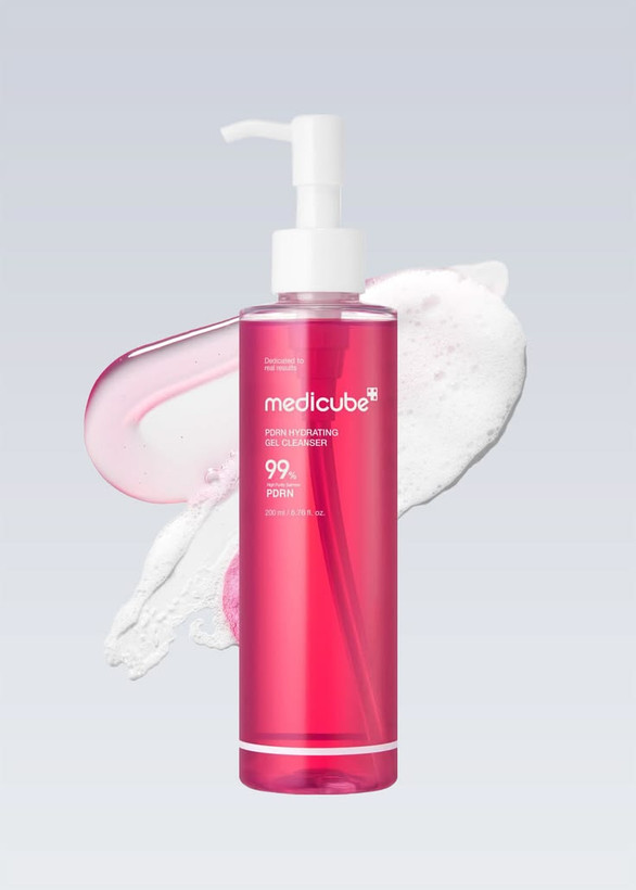 خرید ژل شستشوی PDRN مدیکیوب | لوکس بیوتی | Medicube PDRN Pink Gel Cleanser 200ml